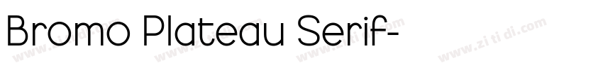Bromo Plateau Serif字体转换 Bromo Plateau Serif字体转换